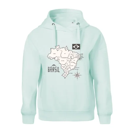 Brazília mapa s názvami regiónov