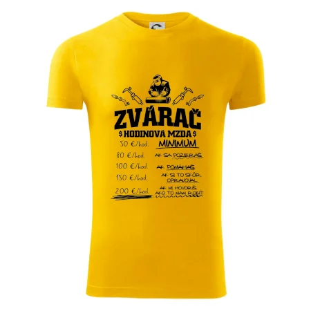 Hodinová mzda zvárač