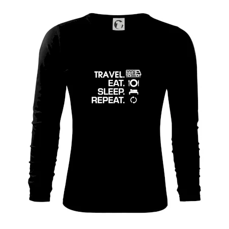 Eat sleep travel - Van