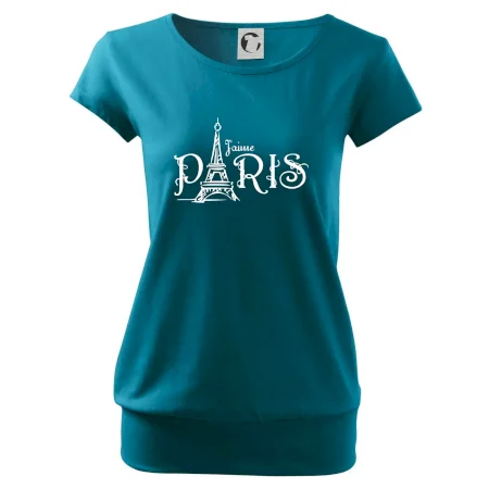 Paris nápis Eiffelovka rovný