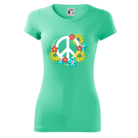 Peace symbol abstraktný