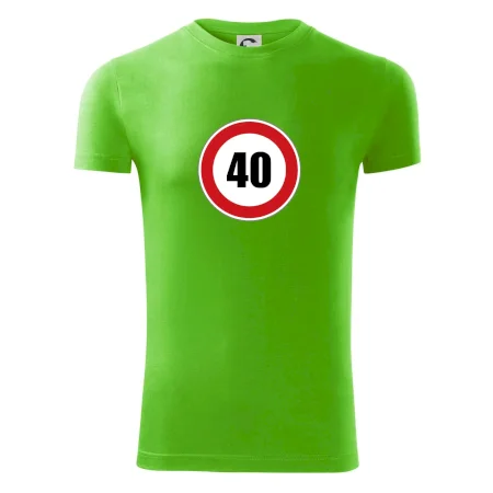 Dopravná značka - obmedzenie rýchlosti 40