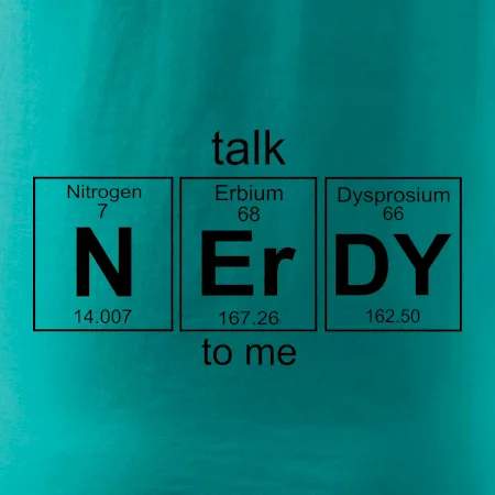 Talk nerdy - periodická tabuľka