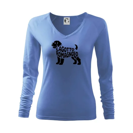 Lagotto romagnolo nápis v tele