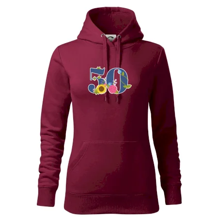 Kvetinové číslo kreslené - 50