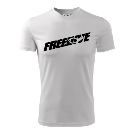 Freedive - nápis s potápačom