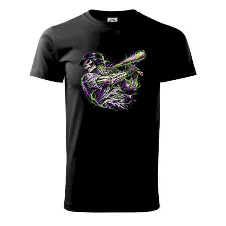 Baseballový kostlivec neonový metal