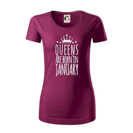 Queens are born in January