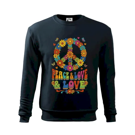 Peace and love - na výšku s květy