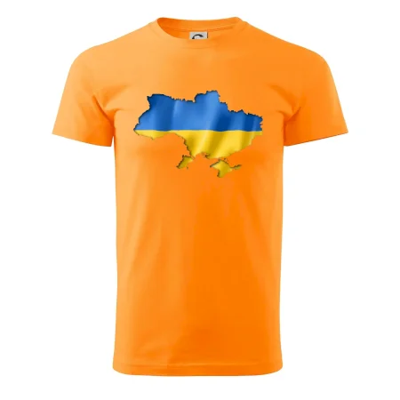 Ukrajina vlajka mapa