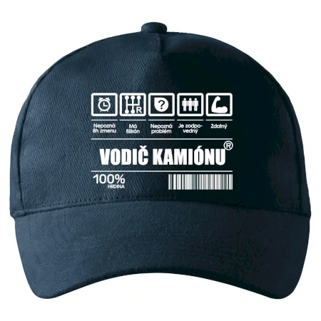 Čiarový kód - Vodič kamiónu