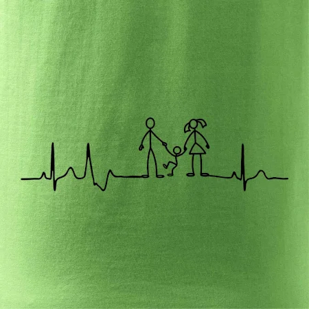 EKG rodina a jedno dieťa