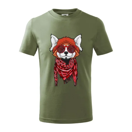Červená panda hipster