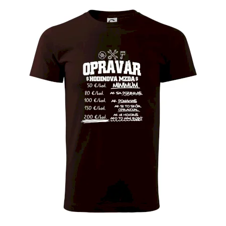 Hodinová mzda - opravár