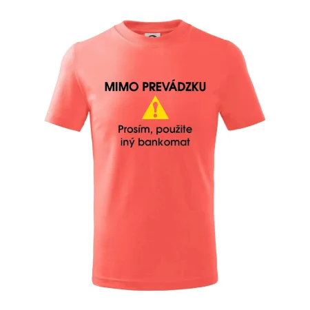 Mimo prevádzku prosím, použite iný bankomat