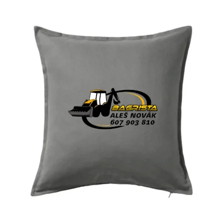 Bagrista v kruhu - vlastný nápis