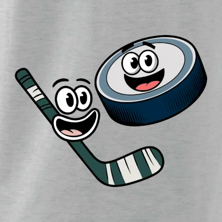 Parové tričko - Puk a hokejka