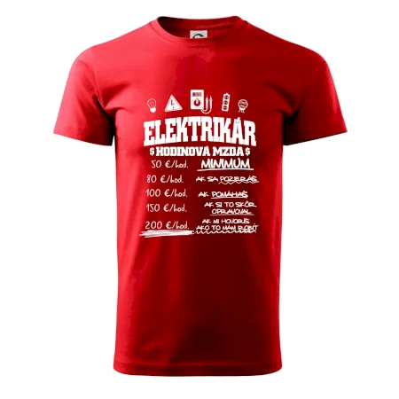 Hodinová mzda elektrikár