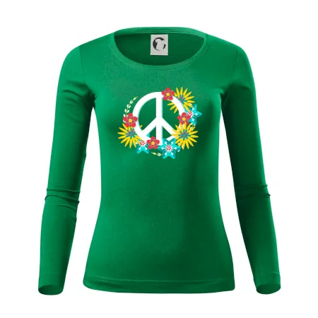 Peace symbol abstraktný