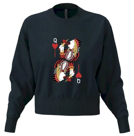 Srdcová Kráľovná kreslená (Pecka Design)