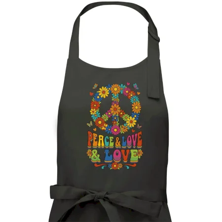 Peace and love - na výšku s květy