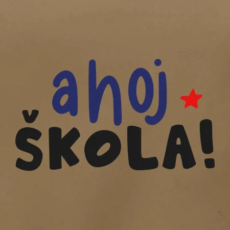 Ahoj škola farebné