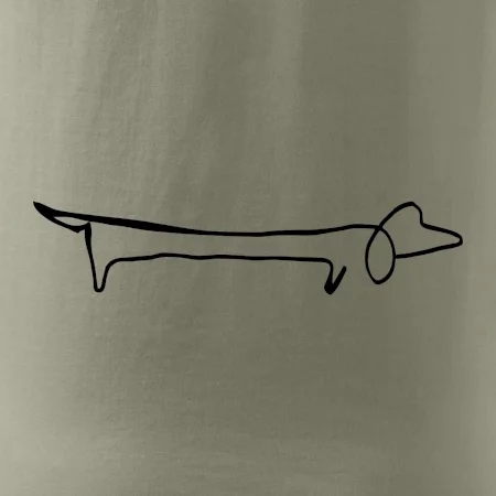 Jazvečík - kreslený