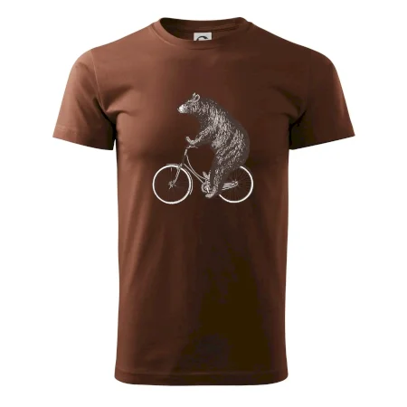 Medveď na bicykli