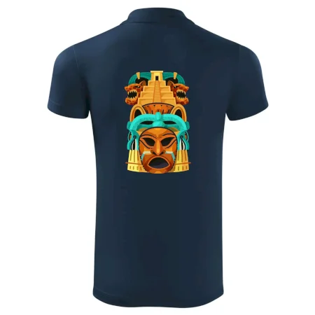 Mayová maska s pyramídou