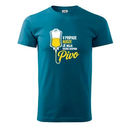 V prípade núdze je moja krvná skupina pivo
