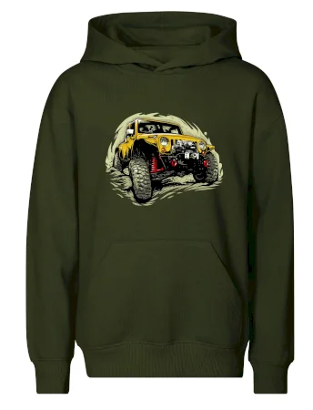 Žltý offroad s navijakom