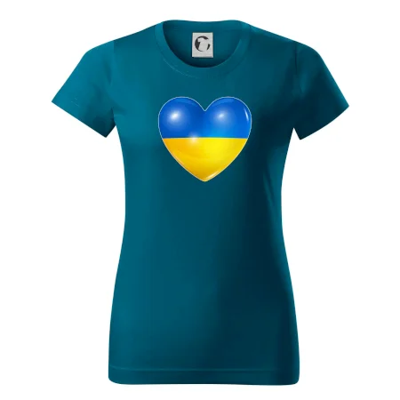 Ukrajina srdce vlajka