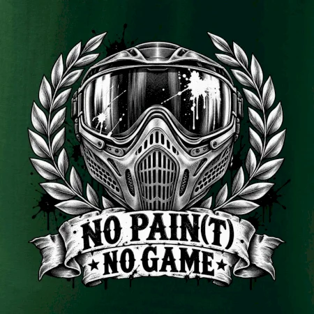 No Paint, No Game – motív s maskou