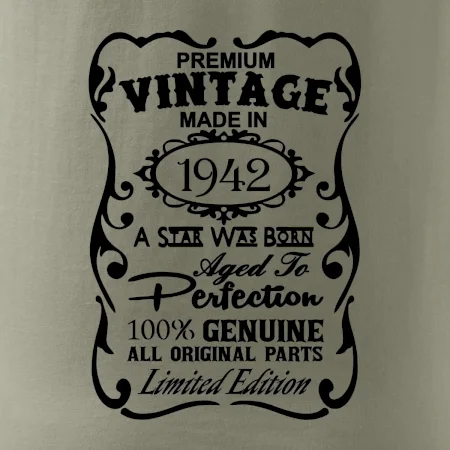 Vintage Etiketa - 1942