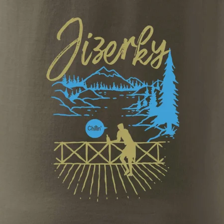 Jizerky - modrý les chill