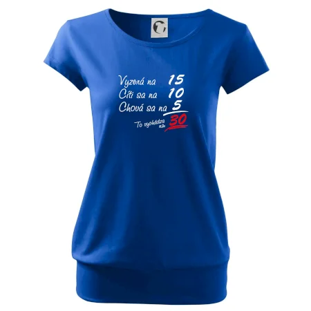 Vyzerá, cíti sa, chová sa - 30 rokov