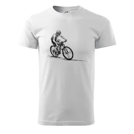 MTB kreslený cyklista