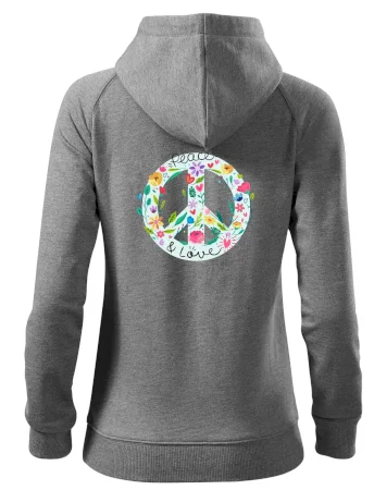 Peace and love symbol