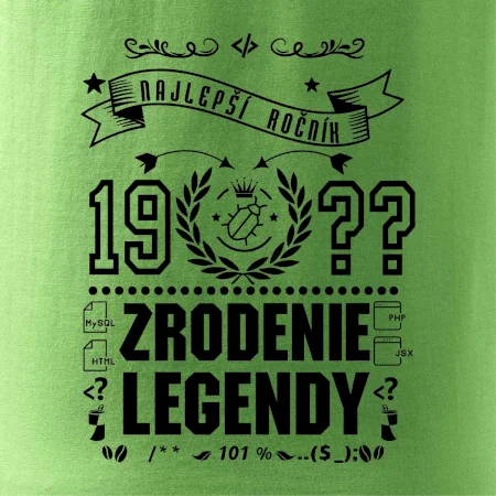 Zrodenie legendy pre programátora