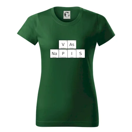 Vlastný nápis - periodická tabuľka