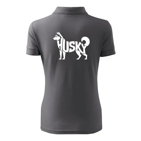 Husky nápis v tele