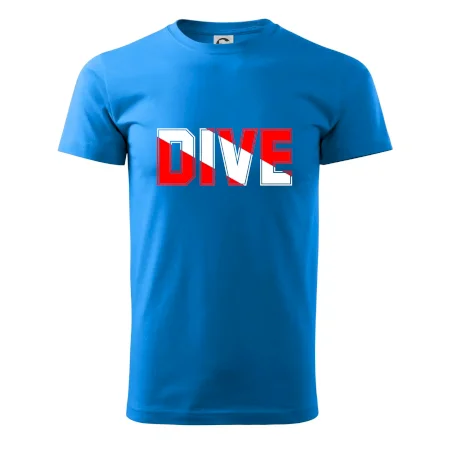 Dive nápis vlajka