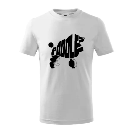 Pudel - nápis v tele