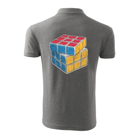 Rubikova kocka kreslená