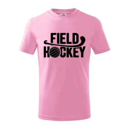Field hockey loptička a nápis
