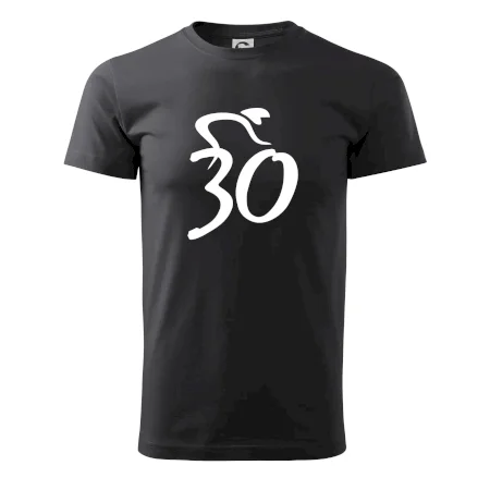 Cyklista oslavuje tridsiatku (30)