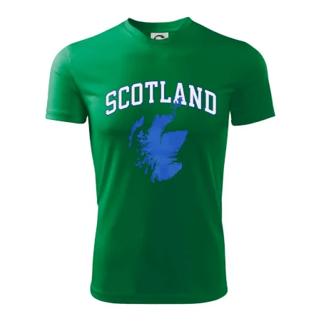 Scotland nápis s mapou