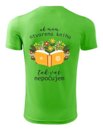 Ak mám otvorenú knihu, tak vás nepočujem