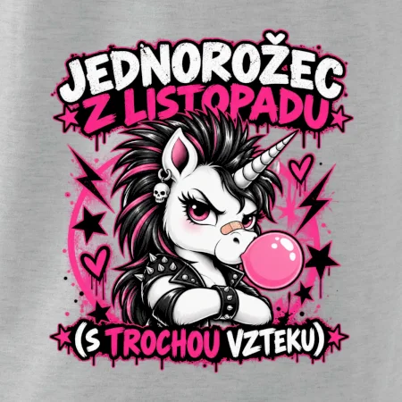Novembrový punkový jednorožec s čírom