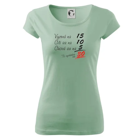 Vyzerá, cíti sa, chová sa - 30 rokov